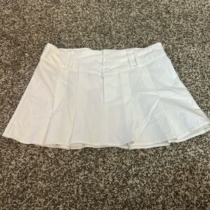 H&M White Mini Skirt
